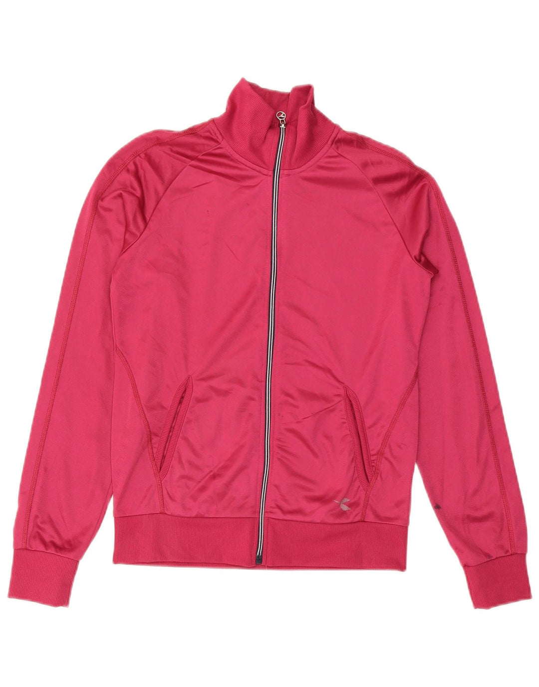 DIADORA Damen-Trainingsanzug-Top-Jacke, UK 10, klein, rosa, Polyester