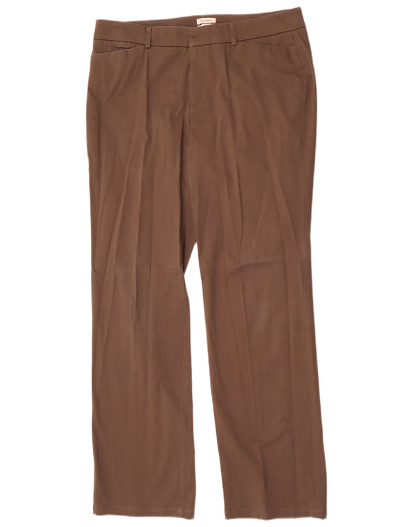 Dockers Damen-Freizeithose mit idealer Passform, gerade, US 16, 2XL, W36, L34, Braun