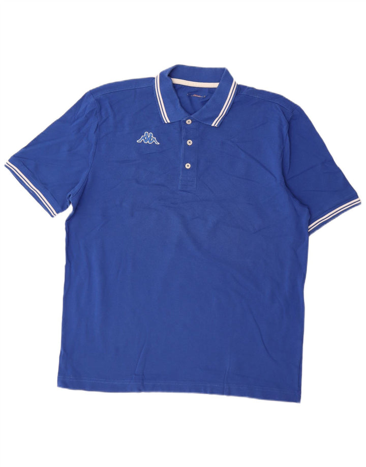 Kappa Herren Poloshirt Large Blau