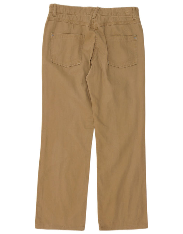 Timberland Damen Gerade Freizeithose US 6 Medium W28 L29 Beige Baumwolle