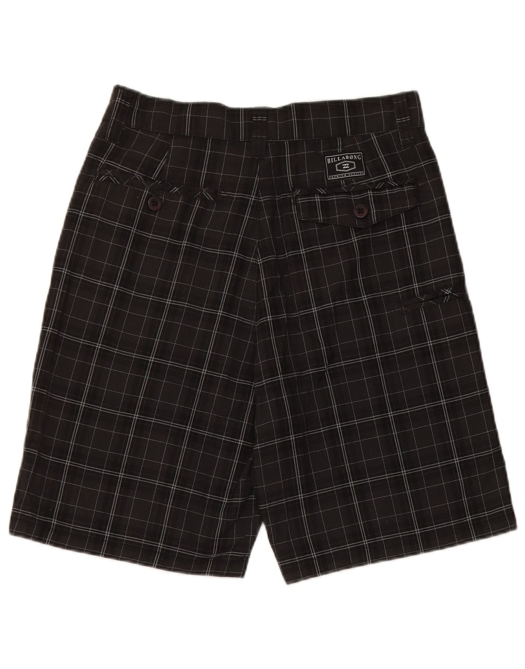 Billabong Herren Chinoshorts W28 Small Black Check