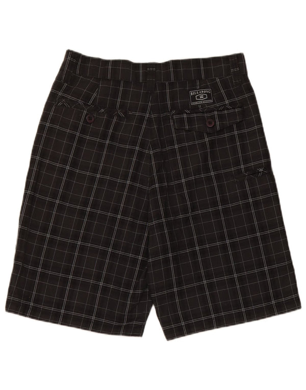 Billabong Herren Chinoshorts W28 Small Black Check