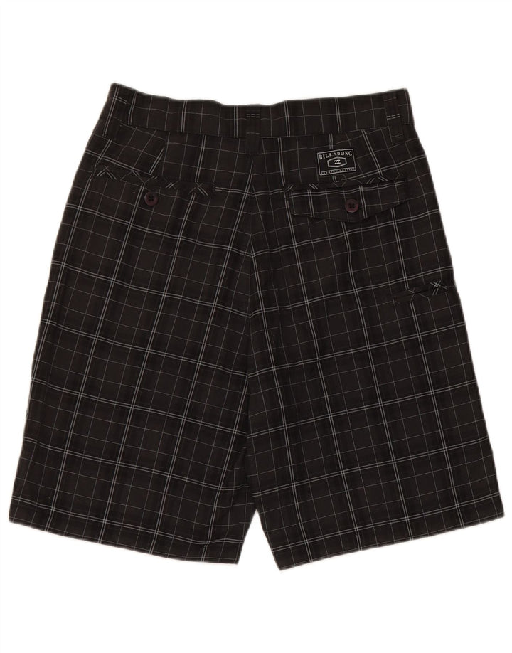 Billabong Herren Chinoshorts W28 Small Black Check