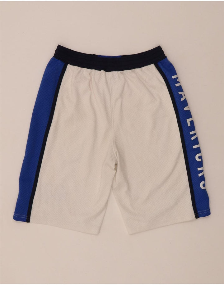 NBA Jungen Dallas Mavericks Sportshorts, 14–15 Jahre, Größe L, Weiß, Farbblock