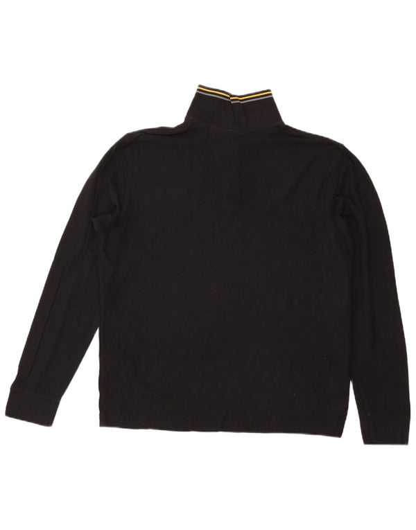 Lotto Herren-Langarm-Poloshirt, Größe L, Schwarz