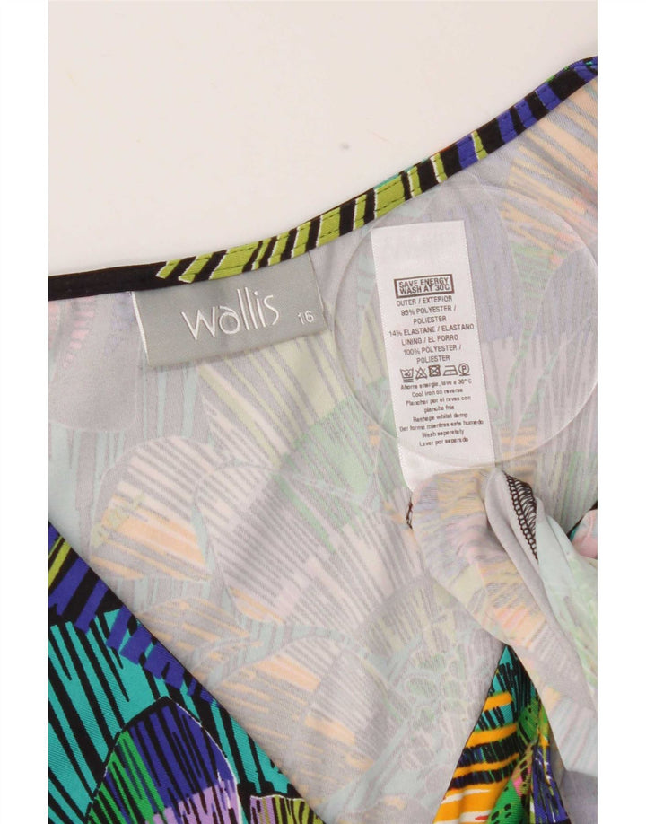 Asymmetrisches Damenkleid von Wallis, Größe 46, groß, mehrfarbig, geometrisch