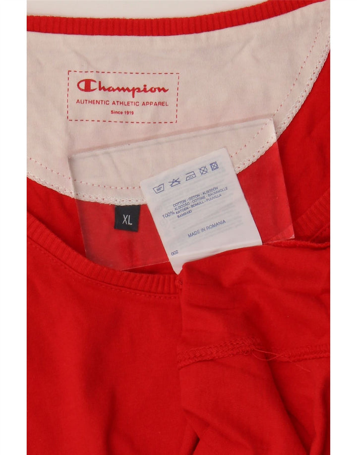 Champion Damen-Weste-Top, UK 18, XL, rote Baumwolle