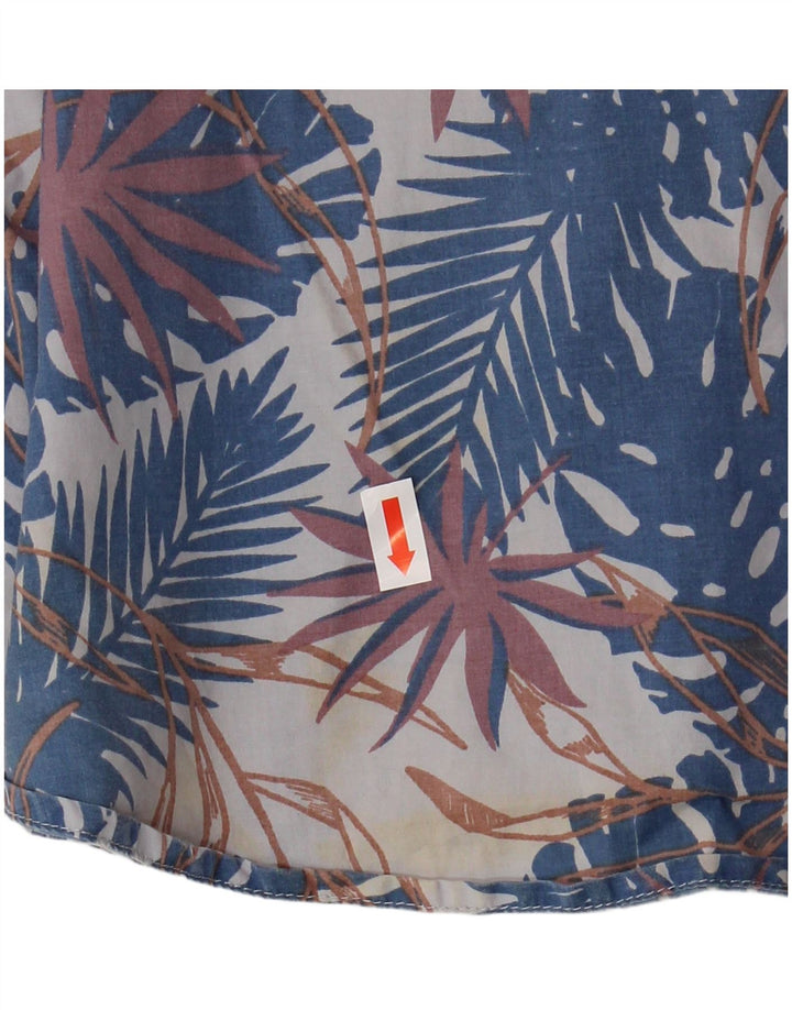 BENETTON Herrenhemd Medium Mehrfarbig geblümt