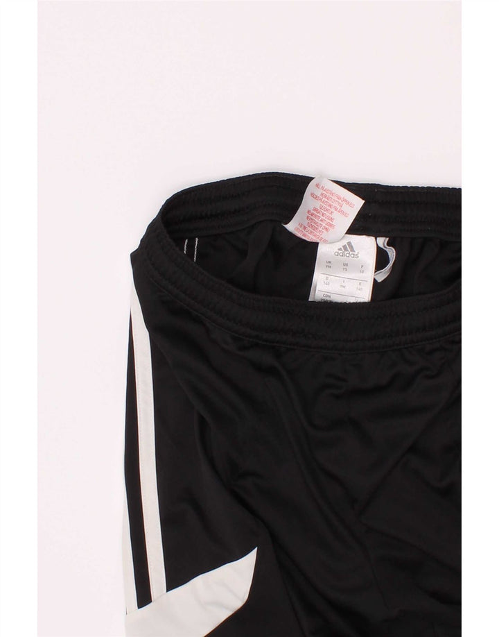 Adidas Sportshorts für Jungen, 9–10 Jahre, Mittelschwarzes Colourblock-Polyester