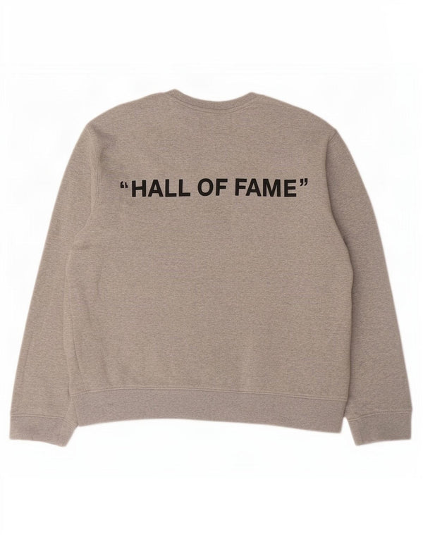 Replay Damen Grafik-Sweatshirt-Pullover UK 20 2XL Grau