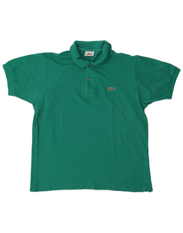 LACOSTE Herren-Poloshirt, Größe 3, klein, grüne Baumwolle
