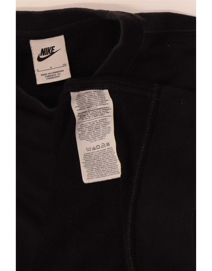 Nike Herren Sweatshirt Pullover Small Schwarz Baumwolle Sport