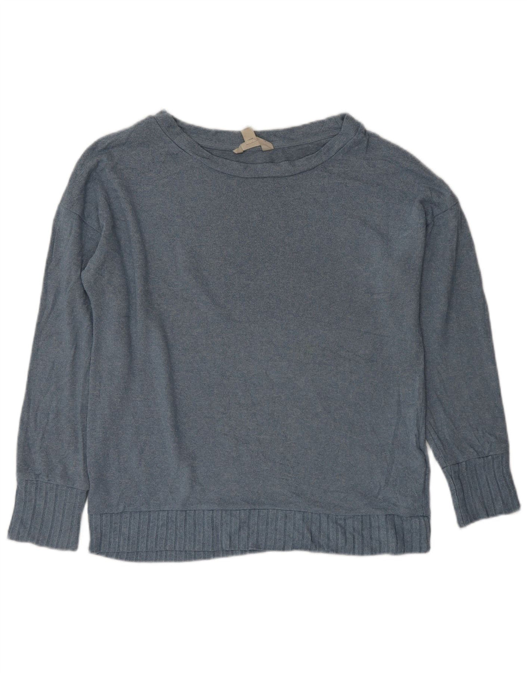 Marks & SPENCER Damen-Pullover, übergroß, U-Boot-Ausschnitt, Gr. 10, Größe S, Blau