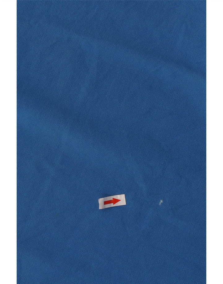Diadora Herren-Poloshirt aus mittelblauer Baumwolle
