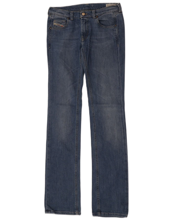 Diesel Damen Doozy Slim Jeans W28 L32 Blaue Baumwolle