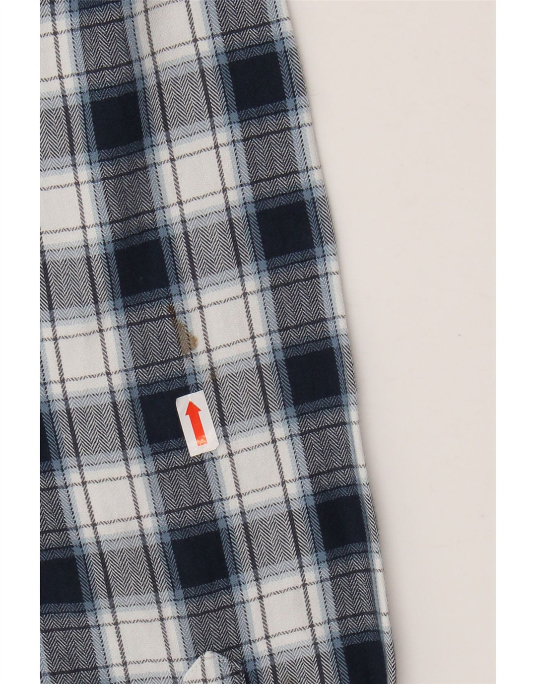 REISS Herren-Flanellhemd mit normaler Passform, XL, marineblau, kariert, Baumwolle