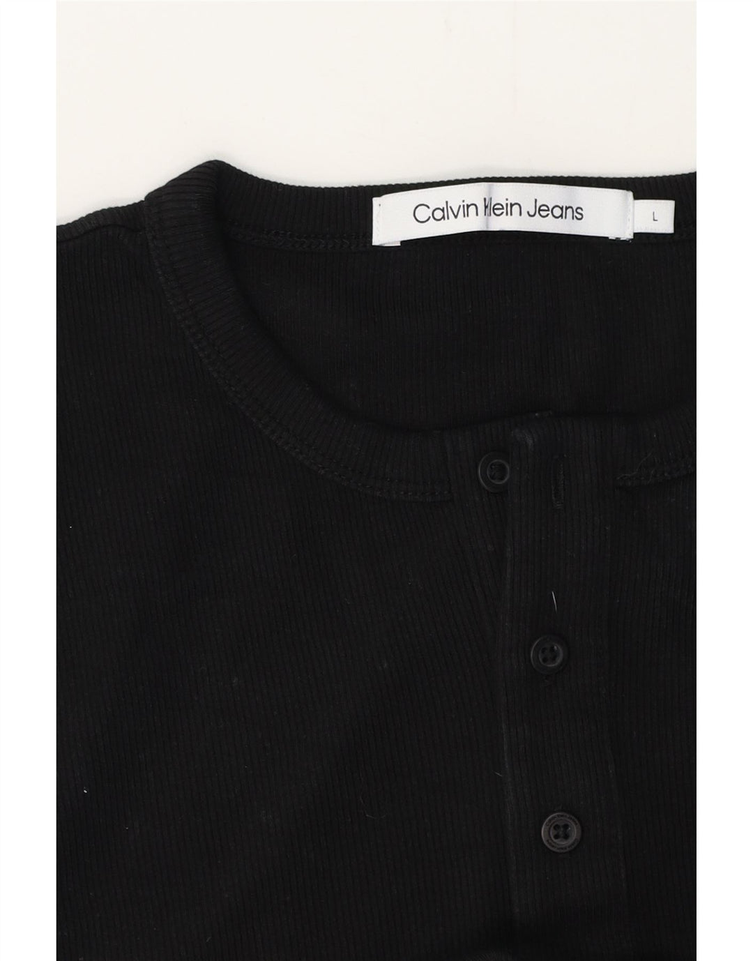 CALVIN KLEIN JEANS Herren T-Shirt Top Large Schwarz