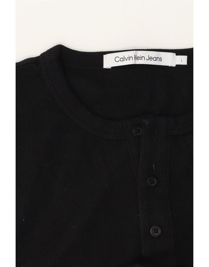CALVIN KLEIN JEANS Herren T-Shirt Top Large Schwarz