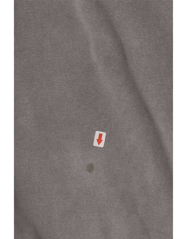 Wrangler Herren-Sweatshirt-Pullover, große graue Baumwolle