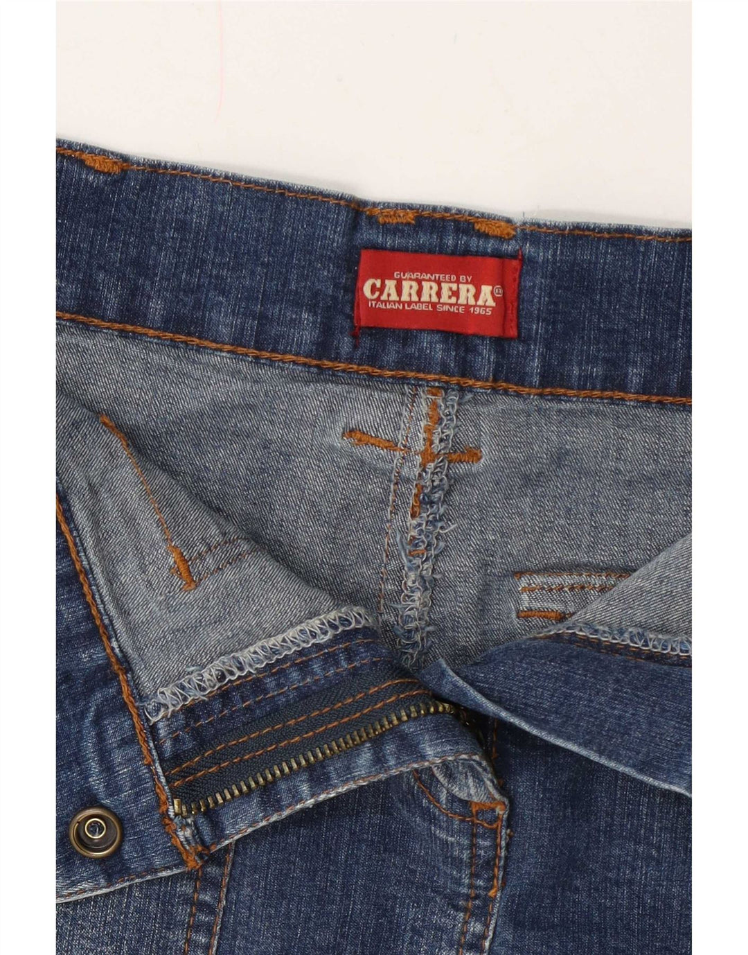 Carrera Damen Mini-Jeansrock W30 Mittelblau
