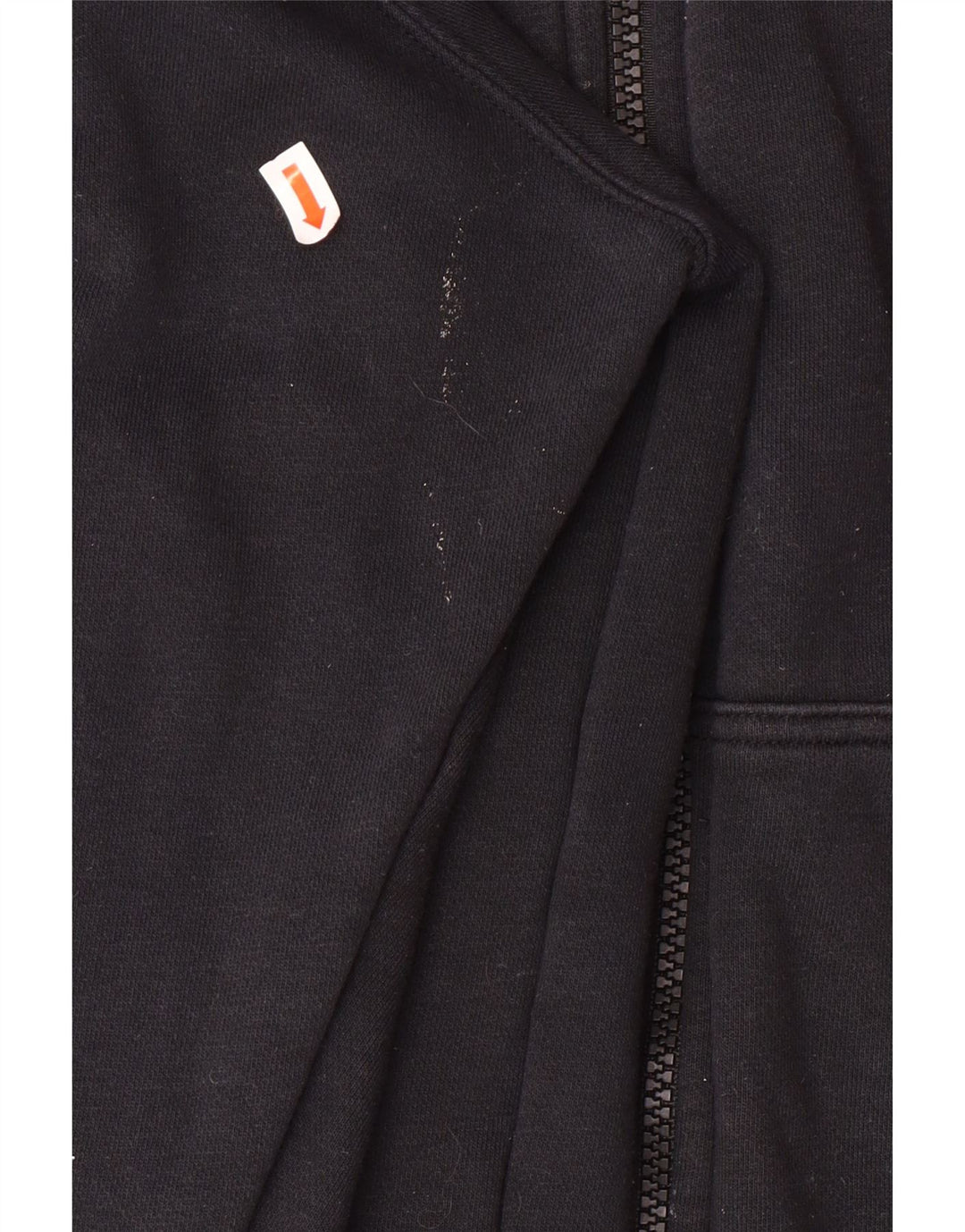 NIKE Mens Graphic Zip Hoodie Sweater Medium Black Cotton Vintage Nike and Second-Hand Nike from Messina Hembry 