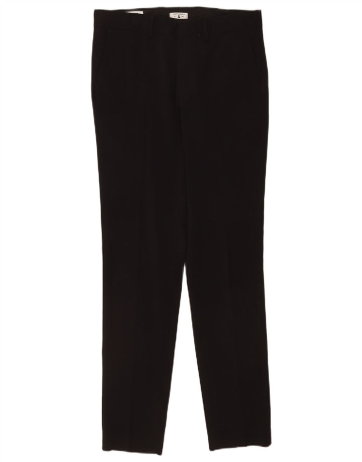 Jack & Jones Slim Chino-Hose für Herren, W30, L32, Schwarz, Polyester
