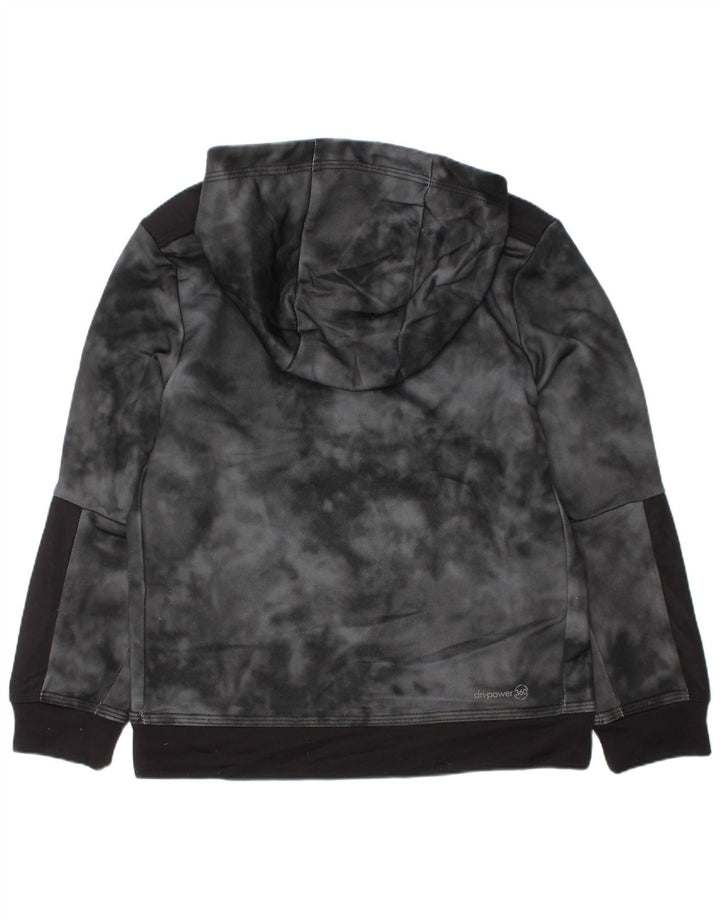 Russell Athletic Kapuzenpullover für Jungen, 6–7 Jahre, Größe S, grauer Batik-Polyester