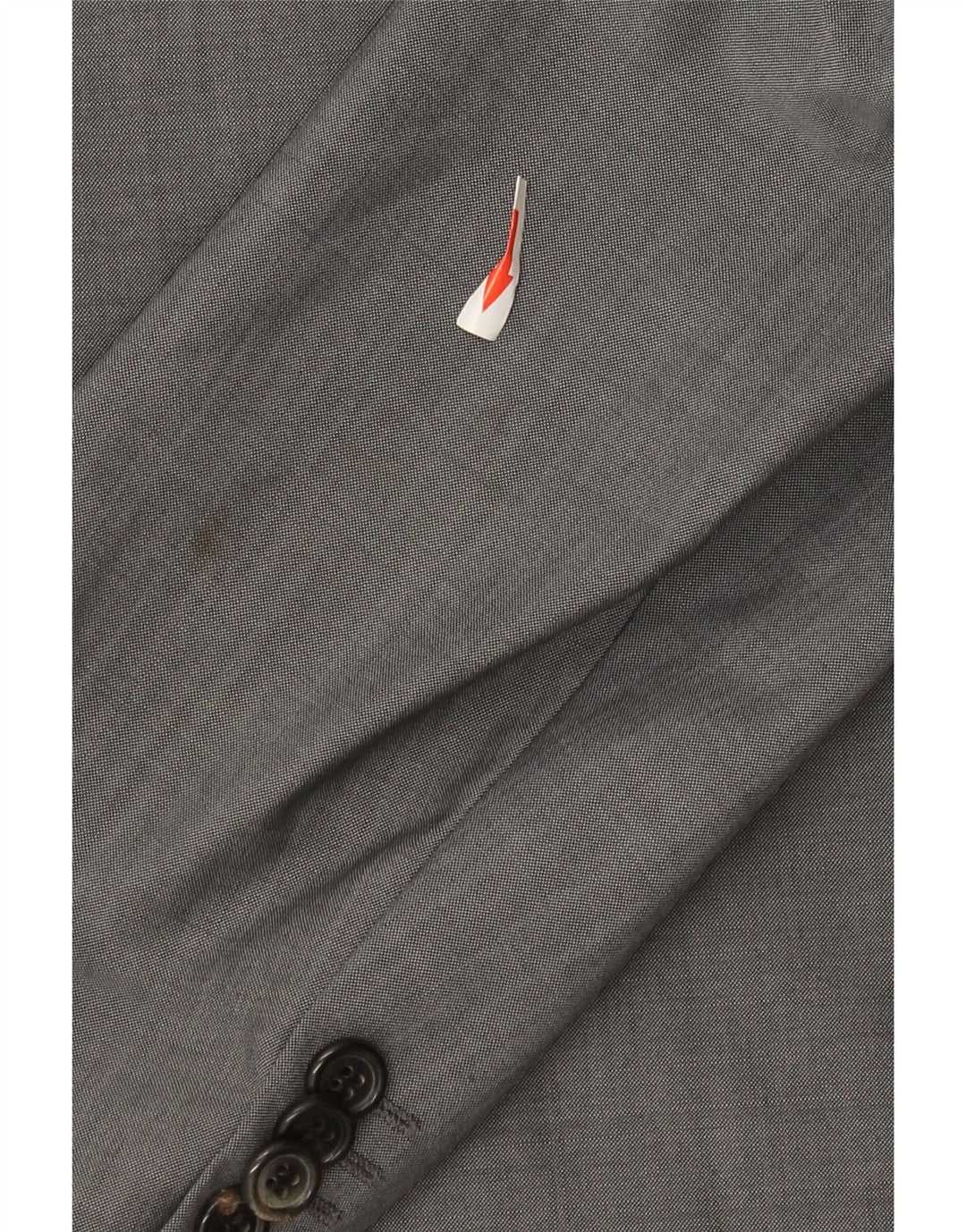 Hugo Boss Herren-Blazer mit 2 Knöpfen, EU 48, mittelgraue Wolle