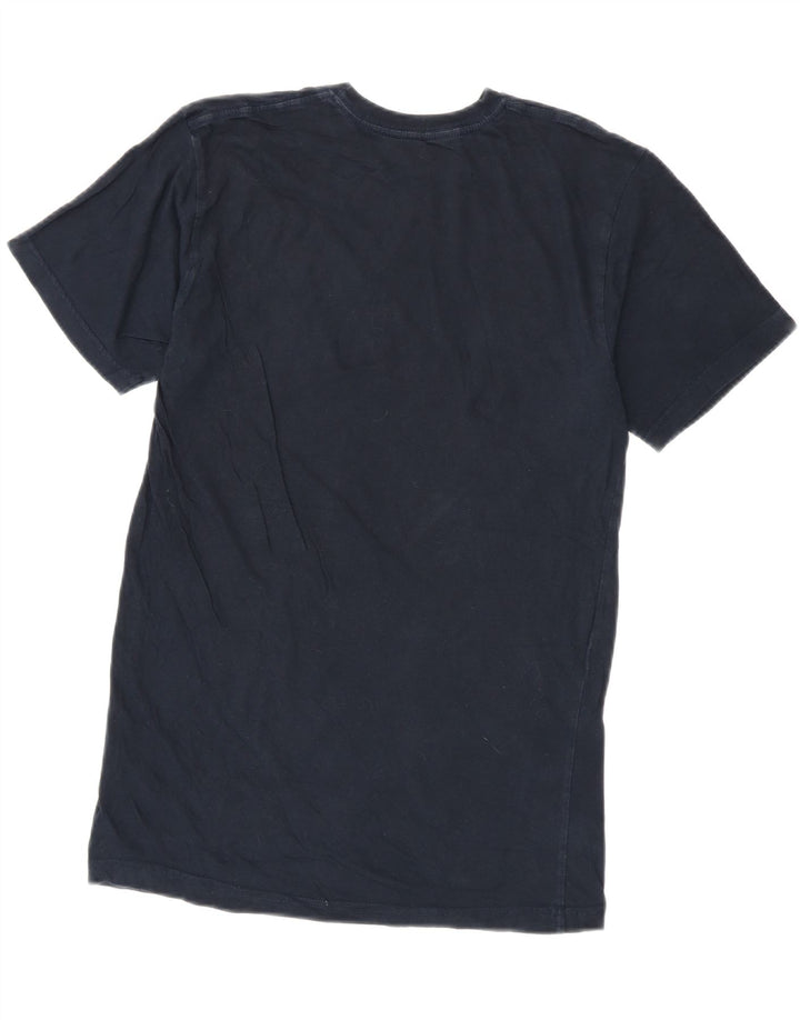 Hard Rock Cafe Herren Malta Graphic T-Shirt Top Small Marineblau