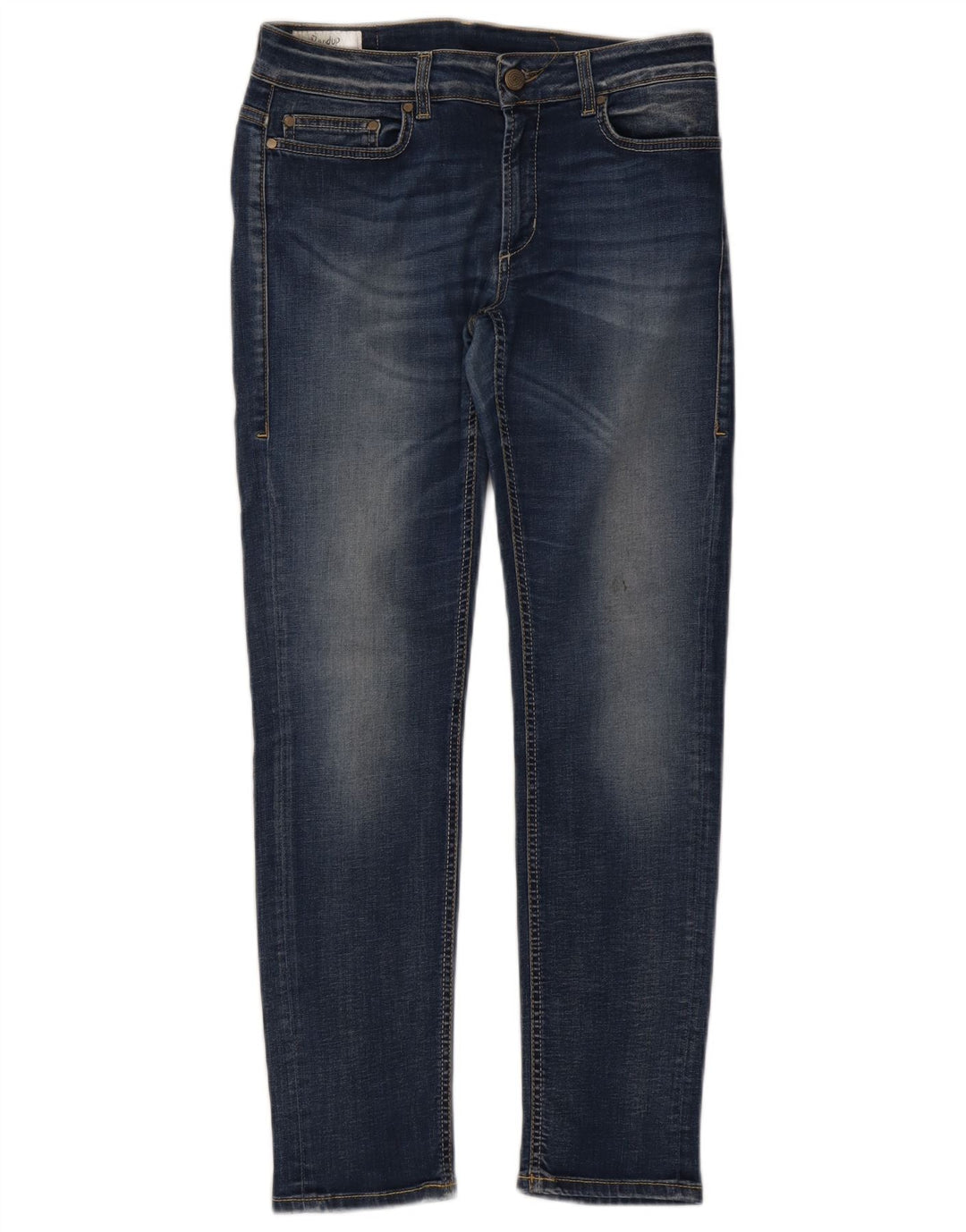 Dondup Damen Slim Jeans W31 L29 Blaue Baumwolle