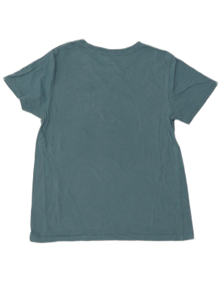 PUMA Womens Graphic T-Shirt Top UK 12 Medium Blue