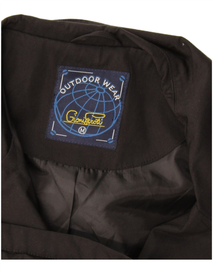 Gioni Feroti Damen Trenchcoat UK 14 Medium Schwarz