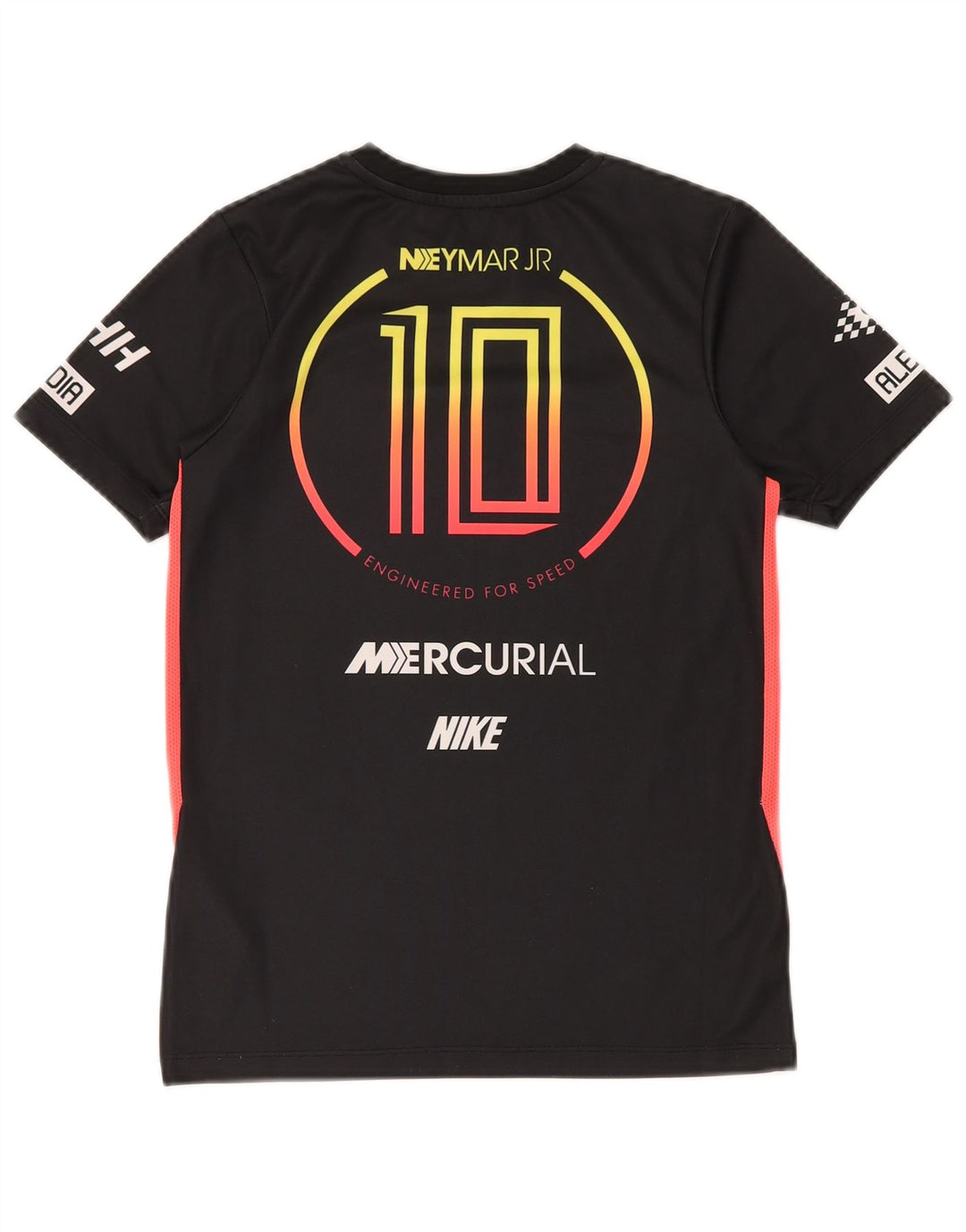 NIKE Mercurial Graphic T-Shirt für Jungen, 10–11 Jahre, mittelschwarzes Polyester
