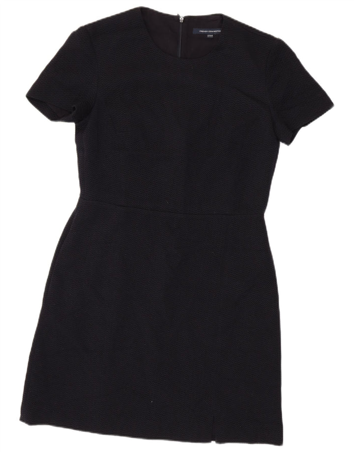 FRENCH CONNECTION Damen Etuikleid UK 12 Medium Marineblau Polyester