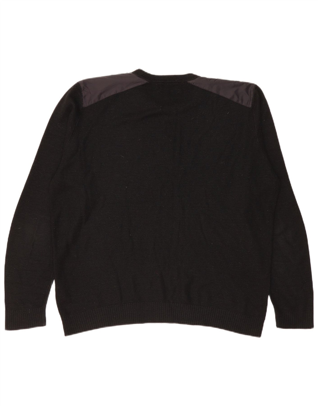 Zara Herren Rundhalspullover Pullover XL Schwarz Acryl