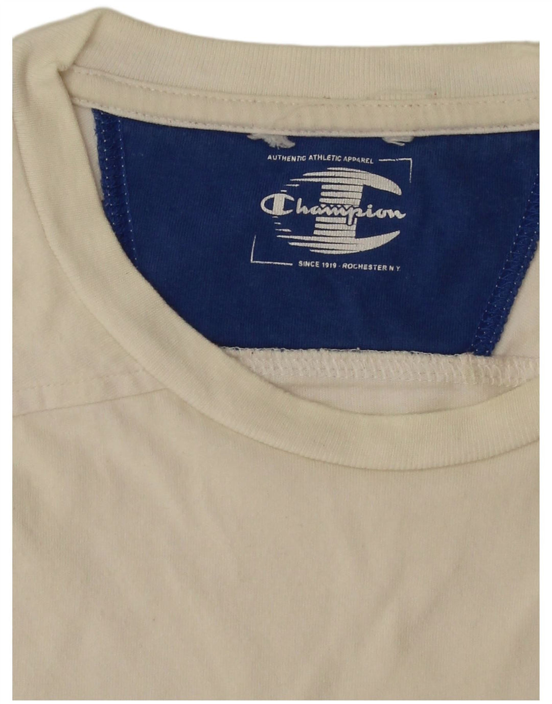 CHAMPION Herren-T-Shirt mit Grafik, Mittelweiß