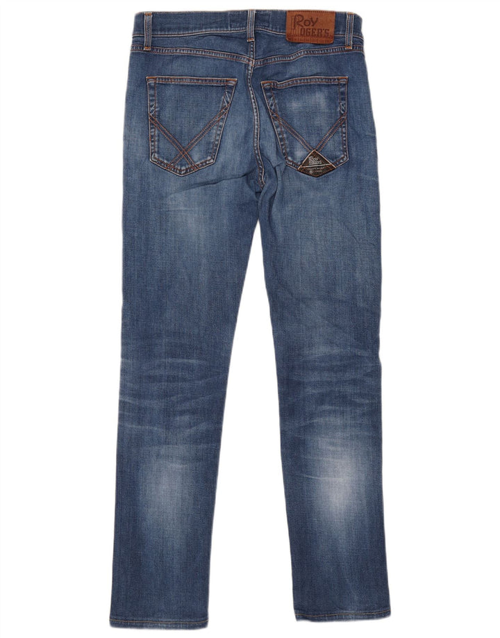 Roy Rogers Herren Slim Jeans W32 L29 Blaue Baumwolle