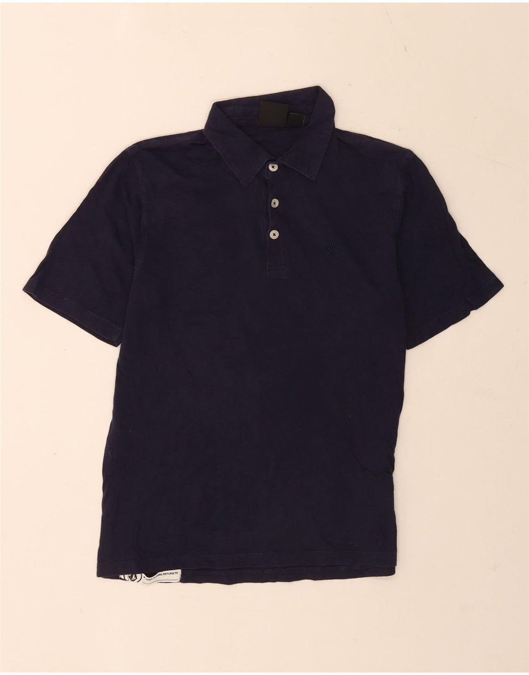 Volcom Poloshirt für Jungen, 13–14 Jahre, groß, marineblau, Baumwolle