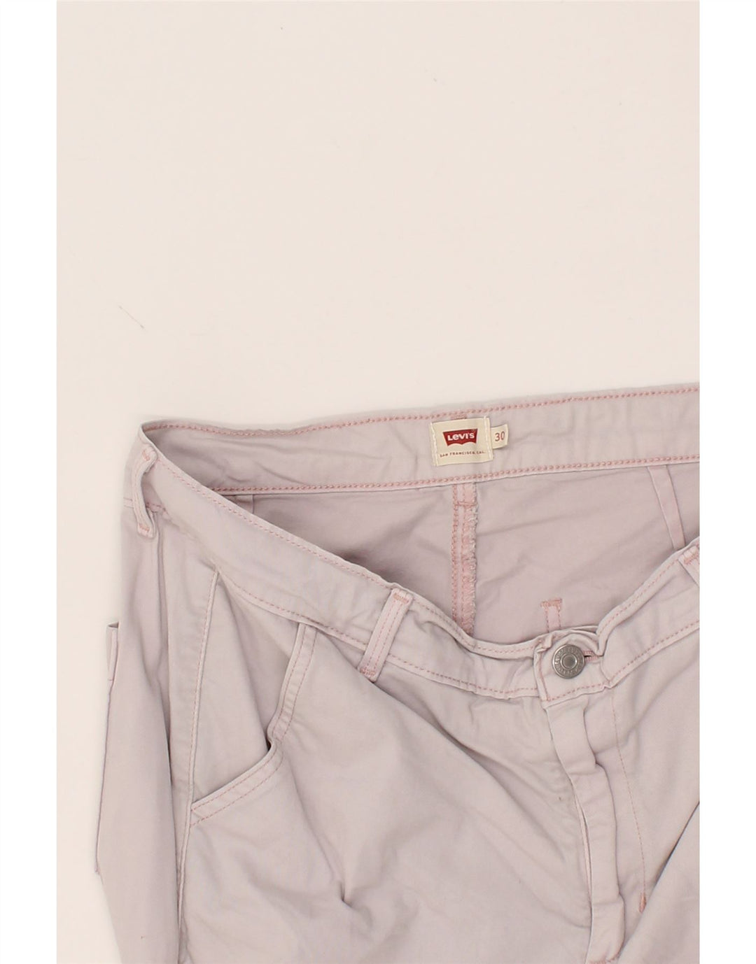 LEVI'S Mens Slim Chino Trousers W30 L27 Grey Vintage Levi's and Second-Hand Levi's from Messina Hembry 