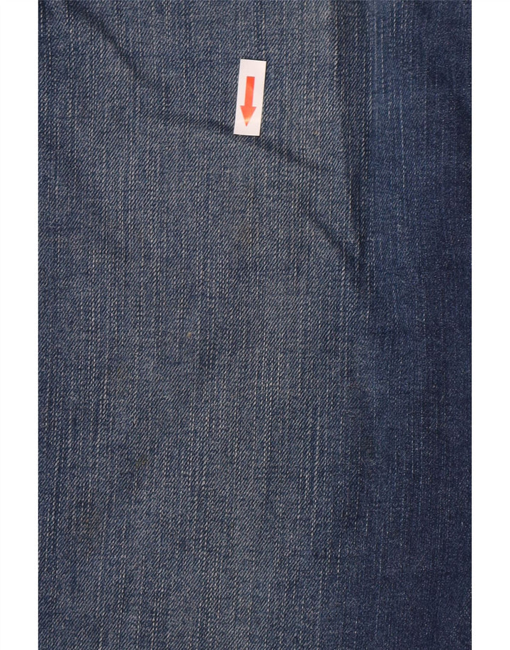 Armani Damen Bootcut Jeans W31 L31 Blaue Baumwolle