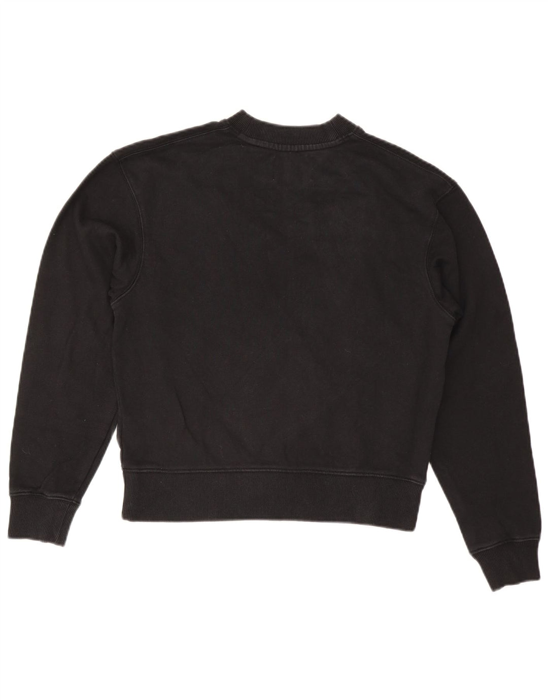 CALVIN KLEIN JEANS Damen Übergroßer Sweatshirt-Pullover UK 6 XS Schwarz