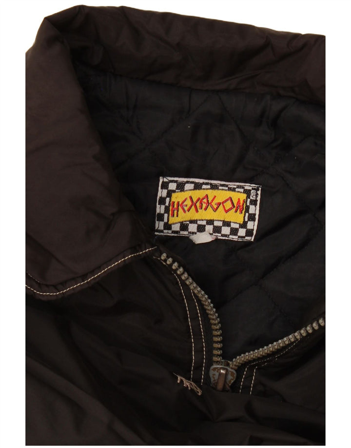Vintage Herren Bomberjacke UK 42 XL Schwarz