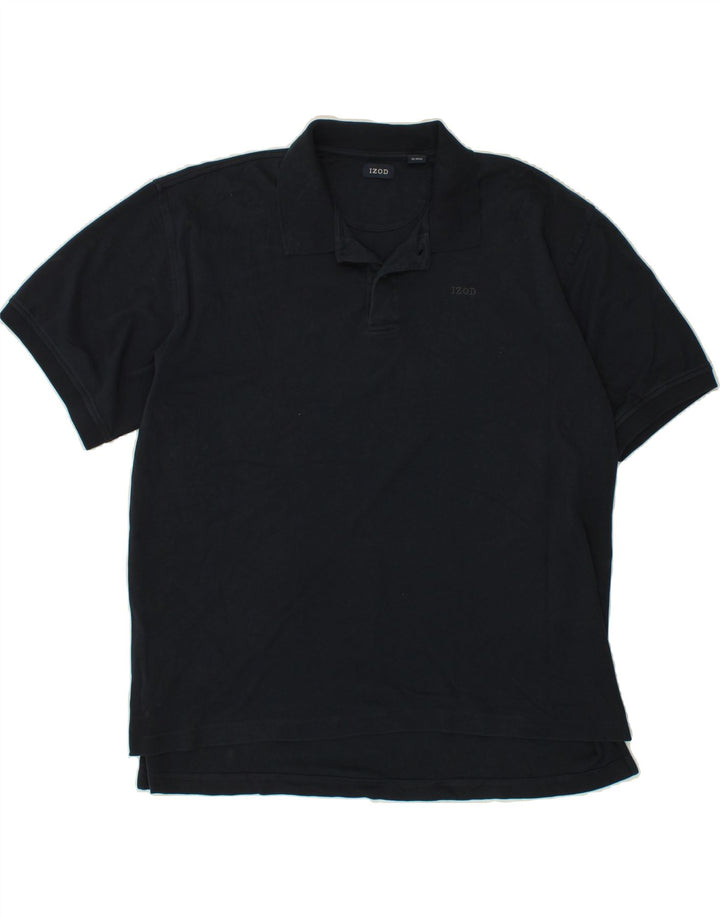 IZOD Mens Polo Shirt 2XL Navy Blue Vintage Izod and Second-Hand Izod from Messina Hembry 