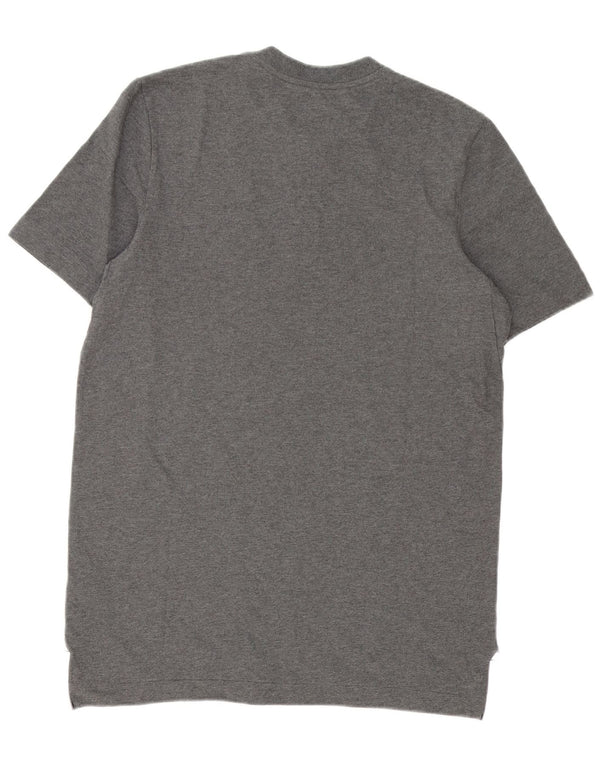 Nike Herren Larne Football Club T-Shirt Top Large Grau Baumwolle