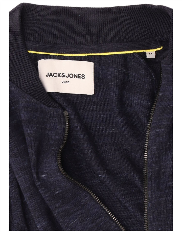 Jack & Jones Herren Strickjacke XL Marineblau meliert