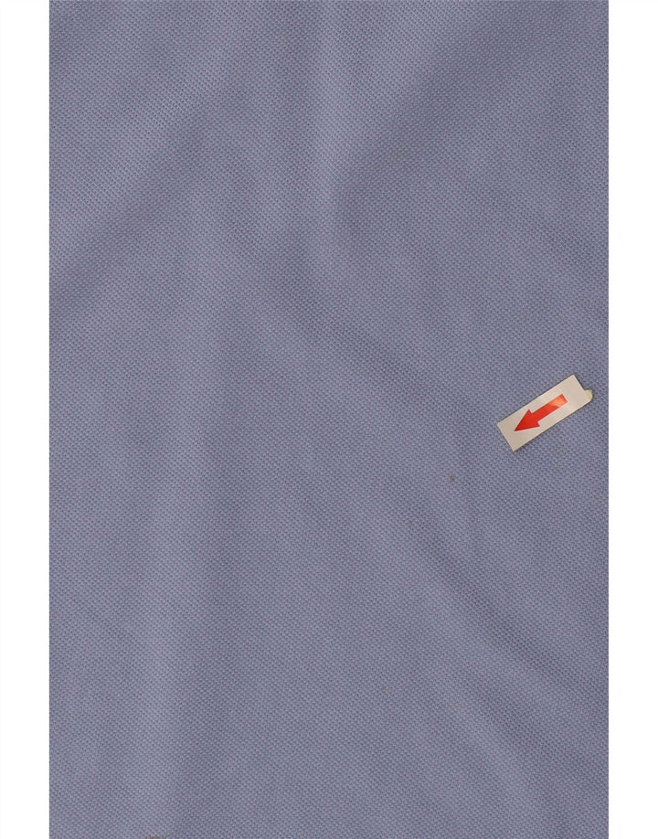 Lacoste Herren-Poloshirt, Größe 5, groß, blaue Baumwolle