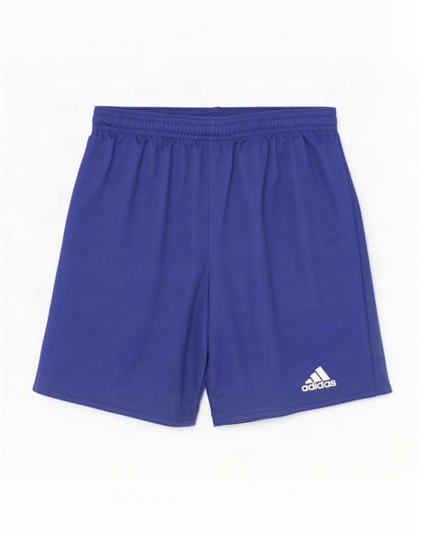 Adidas Jungen Aeroready Sportshorts 11–12 Jahre, blaues Polyester