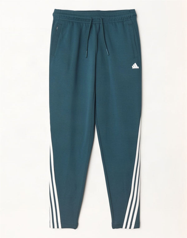 Adidas Mädchen-Trainingshose, 13–14 Jahre, grüne Baumwolle