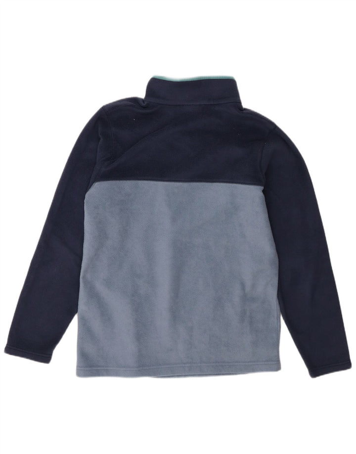 Columbia Herren-Pullover mit Reißverschluss am Hals, mittlerer Marineblau-Farbblock