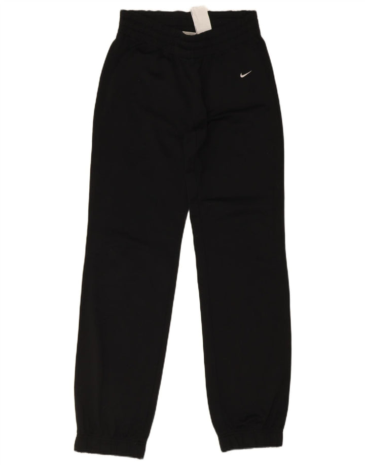 Nike Damen Trainingshose Jogger UK 10 Small Schwarz Polyester
